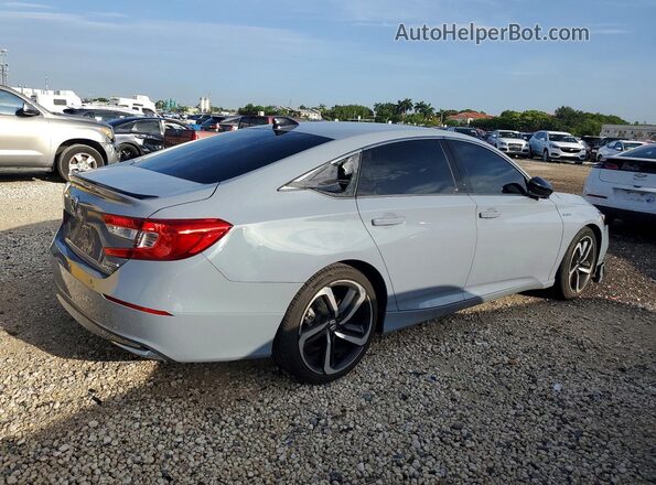 1HGCV3F23NA048071 2022 HONDA ACCORD Gray Задня права чверть