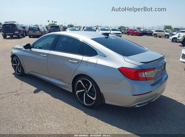 1HGCV3F24NA024863 2022 HONDA ACCORD Серый Задняя левая четверть