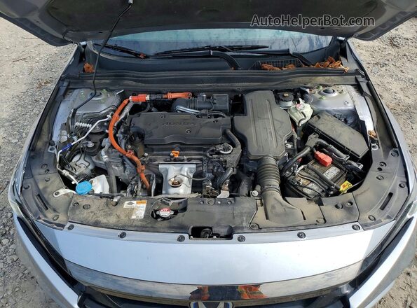 1HGCV3F25NA014617 2022 HONDA ACCORD Silver Սալոնի հետևի տեսք