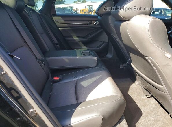 1HGCV3F25NA026475 2022 HONDA ACCORD Black Vista de los asientos traseros