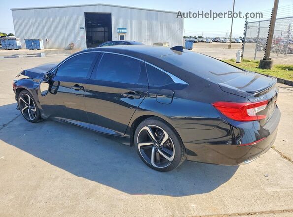 1HGCV3F25NA026475 2022 HONDA ACCORD Black Trasero izquierdo