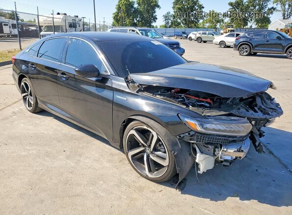 1HGCV3F25NA026475 2022 HONDA ACCORD Black Delantero derecho
