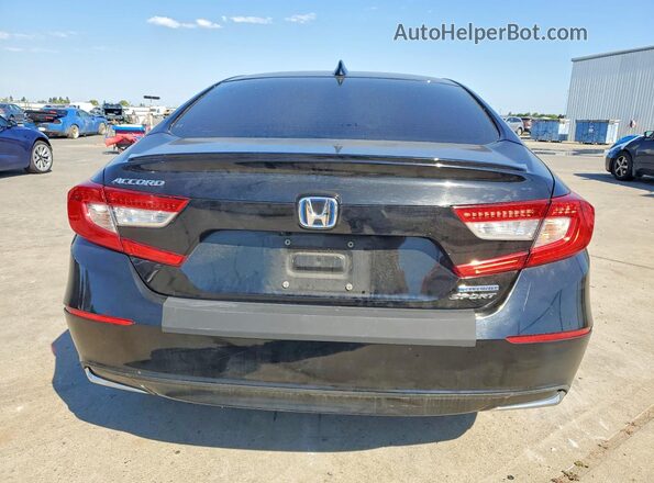 1HGCV3F25NA026475 2022 HONDA ACCORD Black Vista trasera