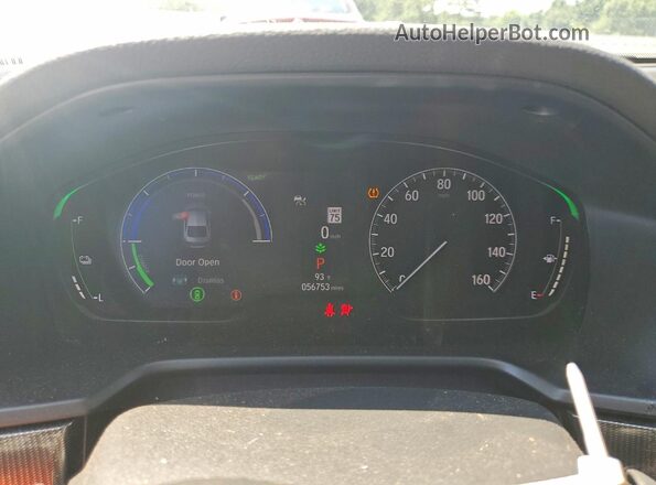 1HGCV3F25NA030493 2022 HONDA ACCORD Белый Вид щитка приборов