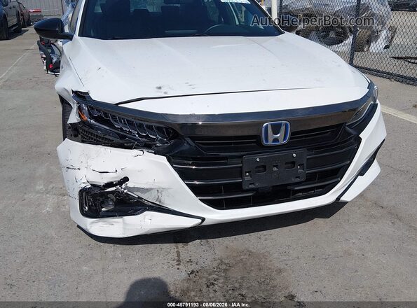 1HGCV3F25NA037234 2022 HONDA ACCORD Белый Вид спереди