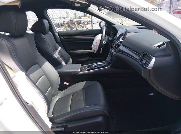 1HGCV3F25NA037234 2022 HONDA ACCORD Белый Вид салона спереди
