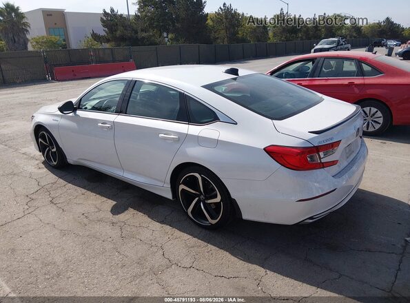 1HGCV3F25NA037234 2022 HONDA ACCORD Белый Задняя левая четверть