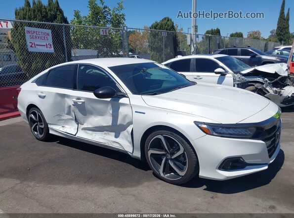 1HGCV3F26NA036643 2022 HONDA ACCORD White Rear interior view