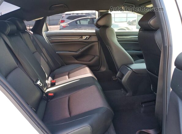 1HGCV3F27NA004588 2022 HONDA ACCORD White Вид задніх сидінь