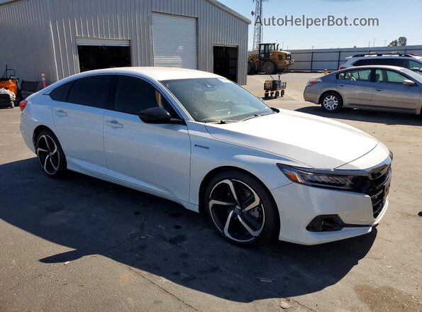 1HGCV3F27NA004588 2022 HONDA ACCORD White Передня права чверть