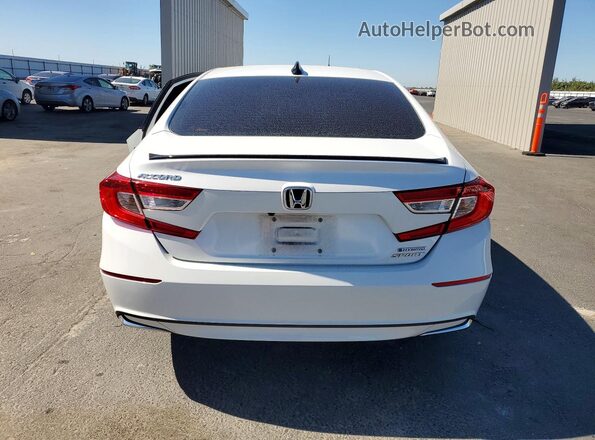 1HGCV3F27NA004588 2022 HONDA ACCORD White Вид ззаду