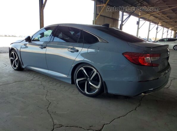 1HGCV3F27NA017809 2022 HONDA ACCORD Blue Задня ліва чверть