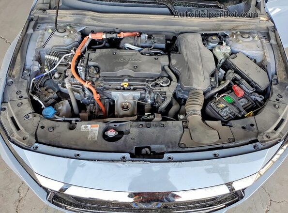 1HGCV3F27NA017809 2022 HONDA ACCORD Blue Вид задньої частини салону