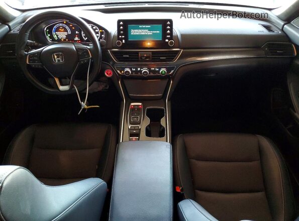 1HGCV3F27NA017809 2022 HONDA ACCORD Blue Вид панелі приладів