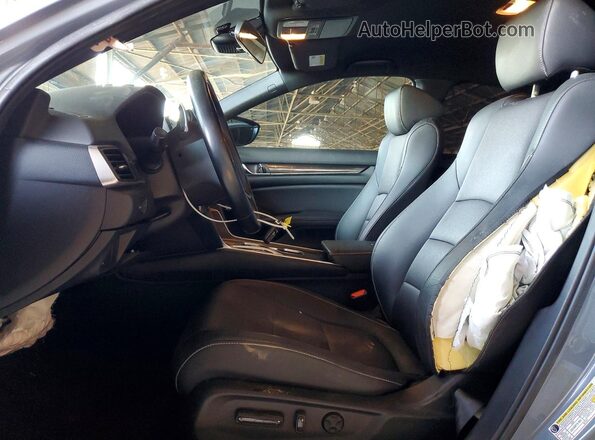 1HGCV3F27NA017809 2022 HONDA ACCORD Blue Вид салону спереду