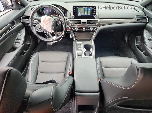 1HGCV3F27NA033377 2022 HONDA ACCORD Silver Առջևի վահանակի տեսք