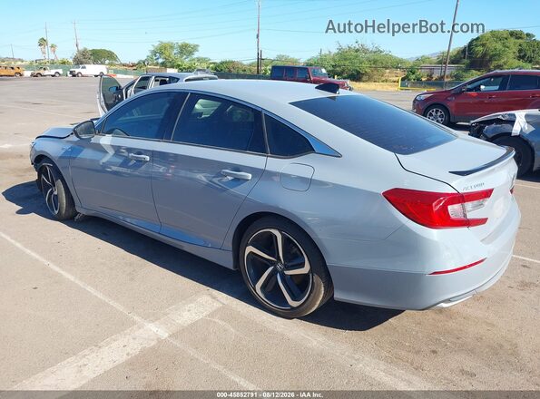 1HGCV3F27NA035582 2022 HONDA ACCORD Light Blue Հետևի ձախ