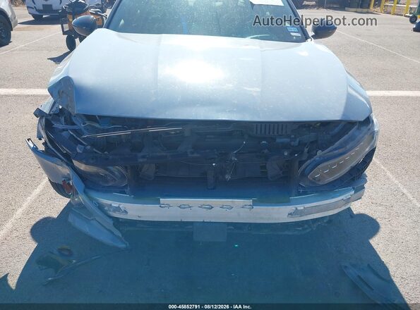 1HGCV3F27NA035582 2022 HONDA ACCORD Light Blue Դիմացի տեսք