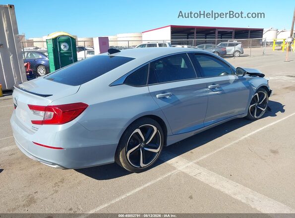 1HGCV3F27NA035582 2022 HONDA ACCORD Light Blue Հետևի աջ