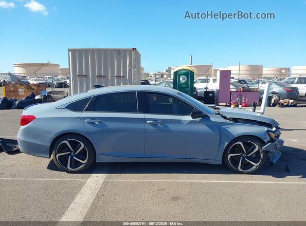 1HGCV3F27NA035582 2022 HONDA ACCORD Light Blue Սալոնի 360 աստիճան տեսք