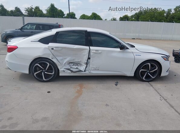 1HGCV3F27NA038871 2022 HONDA ACCORD White Rear interior view