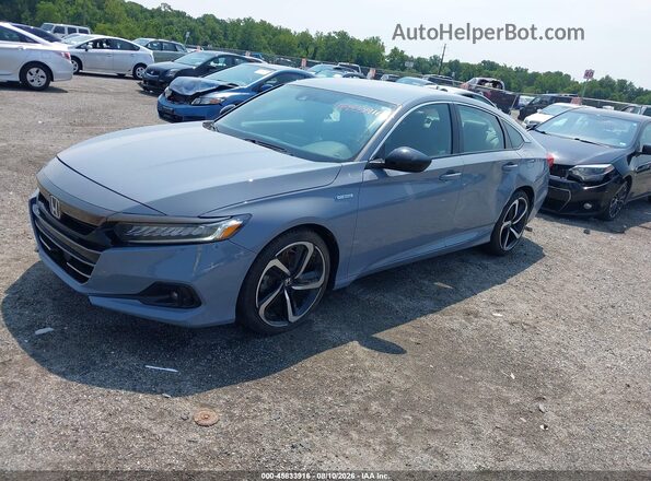 1HGCV3F27NA042046 2022 HONDA ACCORD Light Blue წინა მარცხენა ხედი სამი მეოთხედიდან