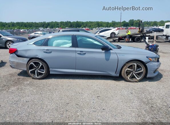 1HGCV3F27NA042046 2022 HONDA ACCORD Light Blue უკანა სალონის ხედი