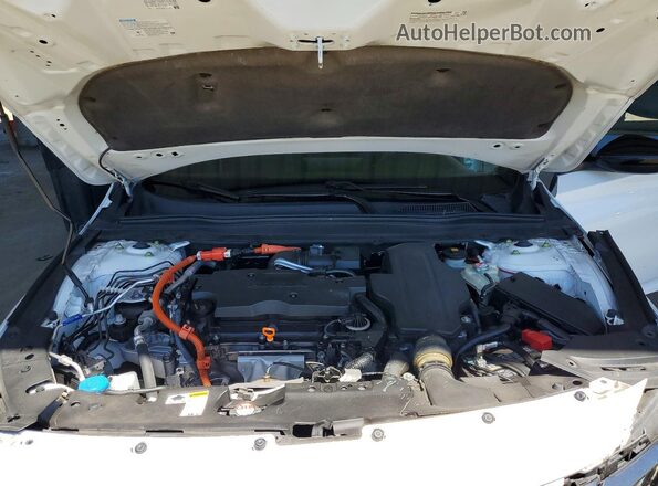 1HGCV3F27NA045237 2022 HONDA ACCORD White უკანა სალონის ხედი