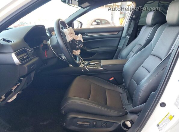 1HGCV3F27NA045237 2022 HONDA ACCORD White წინა სალონის ხედი
