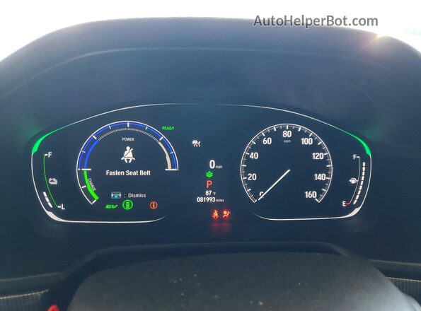 1HGCV3F27NA045237 2022 HONDA ACCORD White ხელსაწყოთა პანელის ხედი