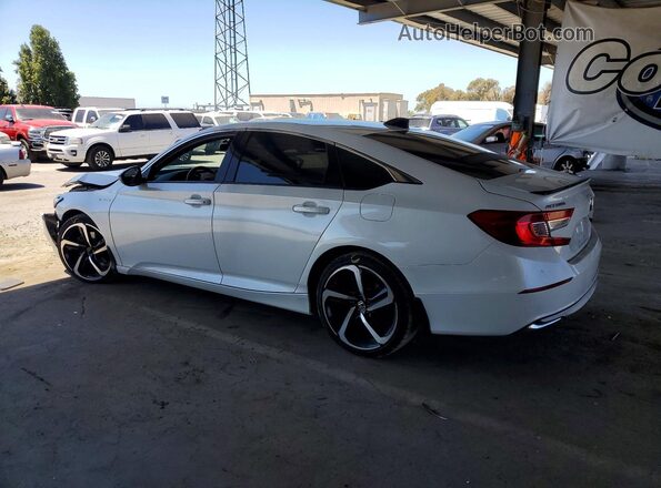 1HGCV3F27NA045237 2022 HONDA ACCORD White უკანა მარცხენა