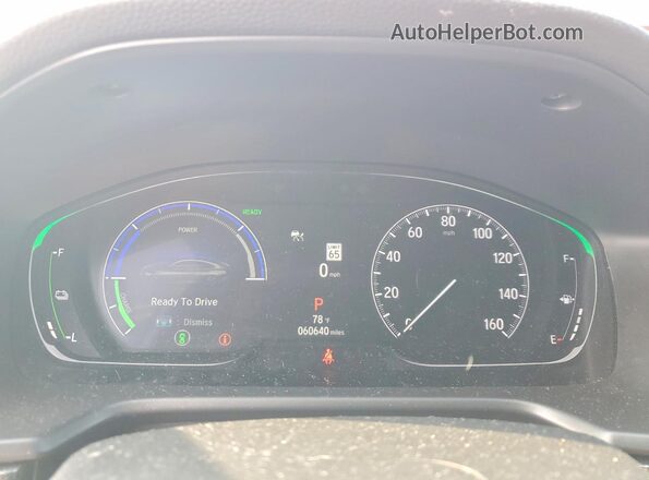 1HGCV3F28NA023568 2022 HONDA ACCORD Red Instrument cluster view