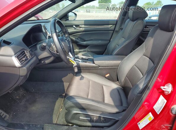 1HGCV3F28NA023568 2022 HONDA ACCORD Red Front interior view