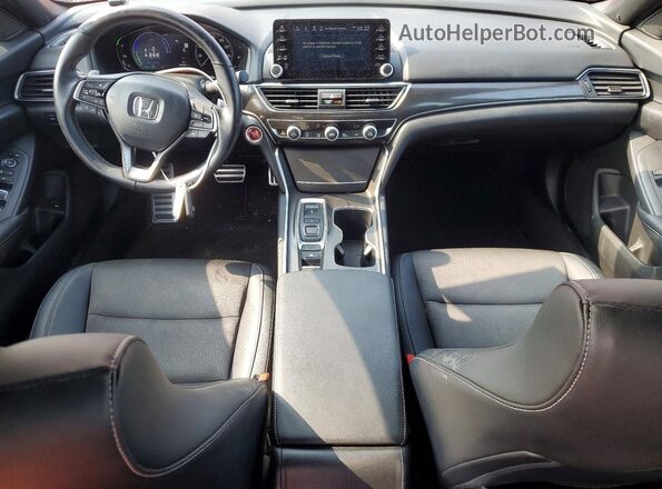 1HGCV3F28NA023568 2022 HONDA ACCORD Red Dashboard view