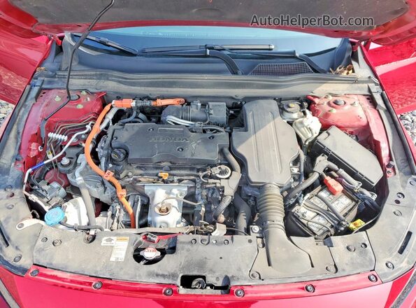 1HGCV3F28NA023568 2022 HONDA ACCORD Red Rear interior view