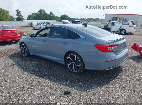 1HGCV3F28NA038314 2022 HONDA ACCORD Gray Հետևի ձախ