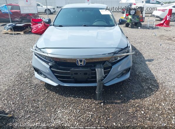 1HGCV3F28NA038314 2022 HONDA ACCORD Gray Դիմացի տեսք