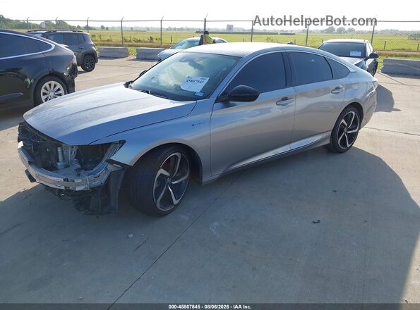 1HGCV3F28NA041410 2022 HONDA ACCORD Gray Przód lewy