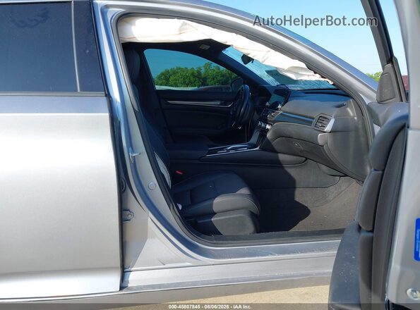 1HGCV3F28NA041410 2022 HONDA ACCORD Gray Widok wnętrza z przodu