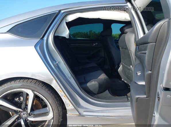 1HGCV3F28NA041410 2022 HONDA ACCORD Gray Widok naklejki z numerem VIN