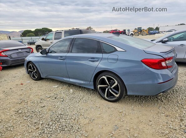 1HGCV3F29NA014264 2022 HONDA ACCORD Серый Задняя левая четверть