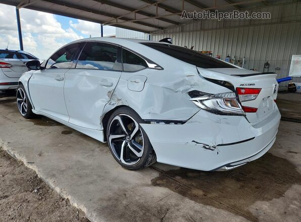 1HGCV3F29NA030562 2022 HONDA ACCORD White Trasero izquierdo