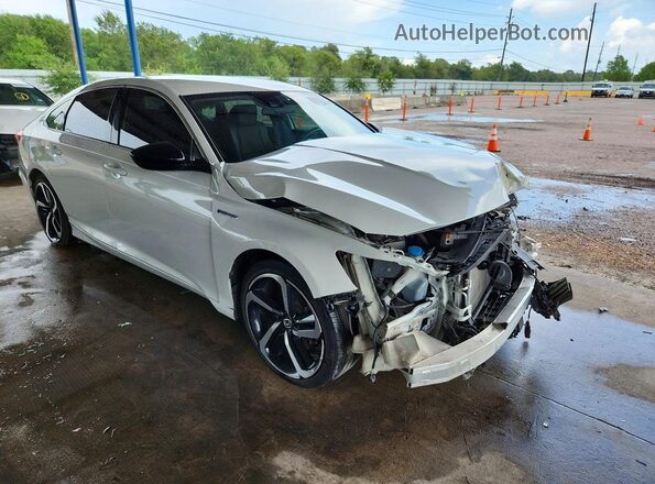 1HGCV3F29NA030562 2022 HONDA ACCORD White Delantero derecho