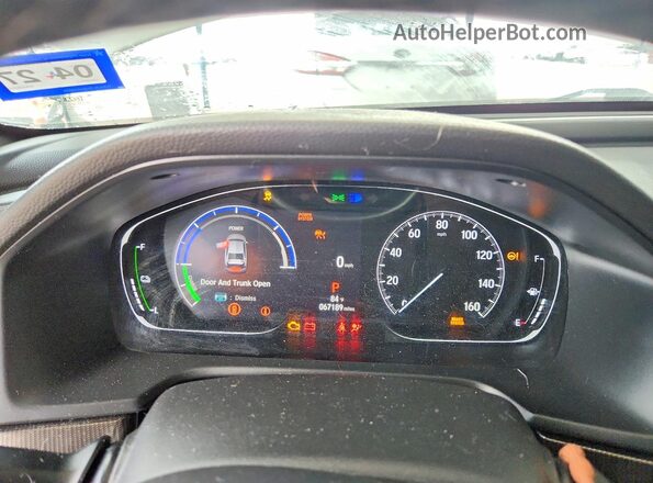 1HGCV3F29NA030562 2022 HONDA ACCORD White Vista del cuadro de instrumentos