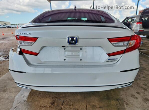 1HGCV3F29NA030562 2022 HONDA ACCORD White Vista trasera