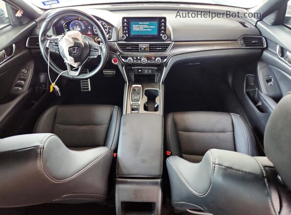 1HGCV3F29NA030562 2022 HONDA ACCORD White Vista del salpicadero