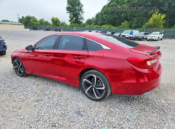 1HGCV3F2XNA013026 2022 HONDA ACCORD Красный Задняя левая четверть