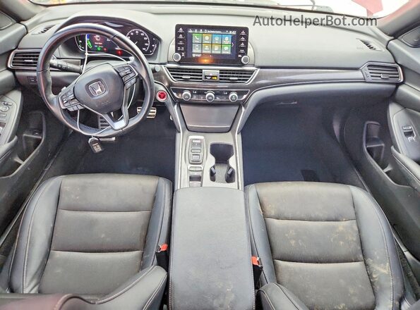 1HGCV3F2XNA013026 2022 HONDA ACCORD Красный Вид панели приборов