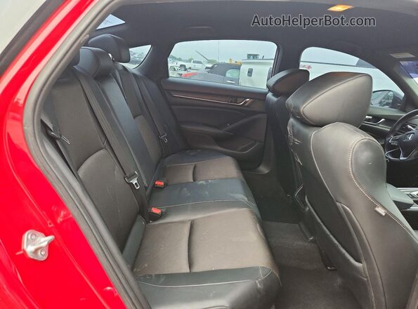 1HGCV3F2XNA013026 2022 HONDA ACCORD Красный Вид задних сидений