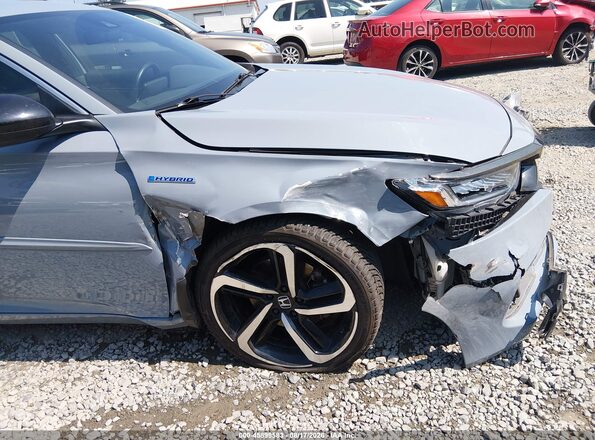 1HGCV3F2XNA043594 2022 HONDA ACCORD Light Blue Widok z przodu